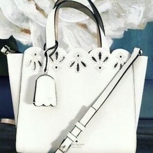 Kate Spade New York Magnolia Eyelet Mina Satchel Handbag